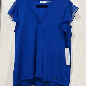 Calvin Klein Women's  Royal Blue Top